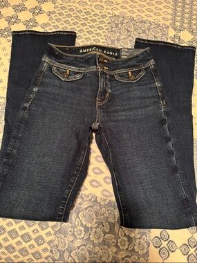 American Eagle Outfitters Dark Indigo Bootcut Jeans